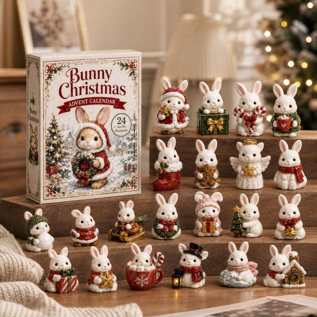Wreath Christmas Advent Calendar for Holiday Countdown Surprise
