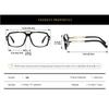 New Luxury Brand Pilot Double Beam Oversized Frame Myopia Glasses Anti Blue Light Men Near Sight Prescription