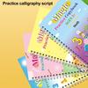 Grooved Writing Exercise Book Kit for Kids Ages 3-5 Handwriting Workbook Practice Copybook Fun Writing Activities for Young Learners