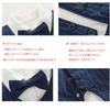 Elf Baby (Fairy Baby) Baby Formal Short Sleeve Summer Romper for Weddings, Boys, Size 90cm, Navy Blue Stripes