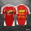 2026 Racing 16 Driver Charles Leclerc Fan 3D Printed Graphic T-shirt, Men's Summer Short-sleeved Top, Graphic T-shirt, Street Cycling Apparel.