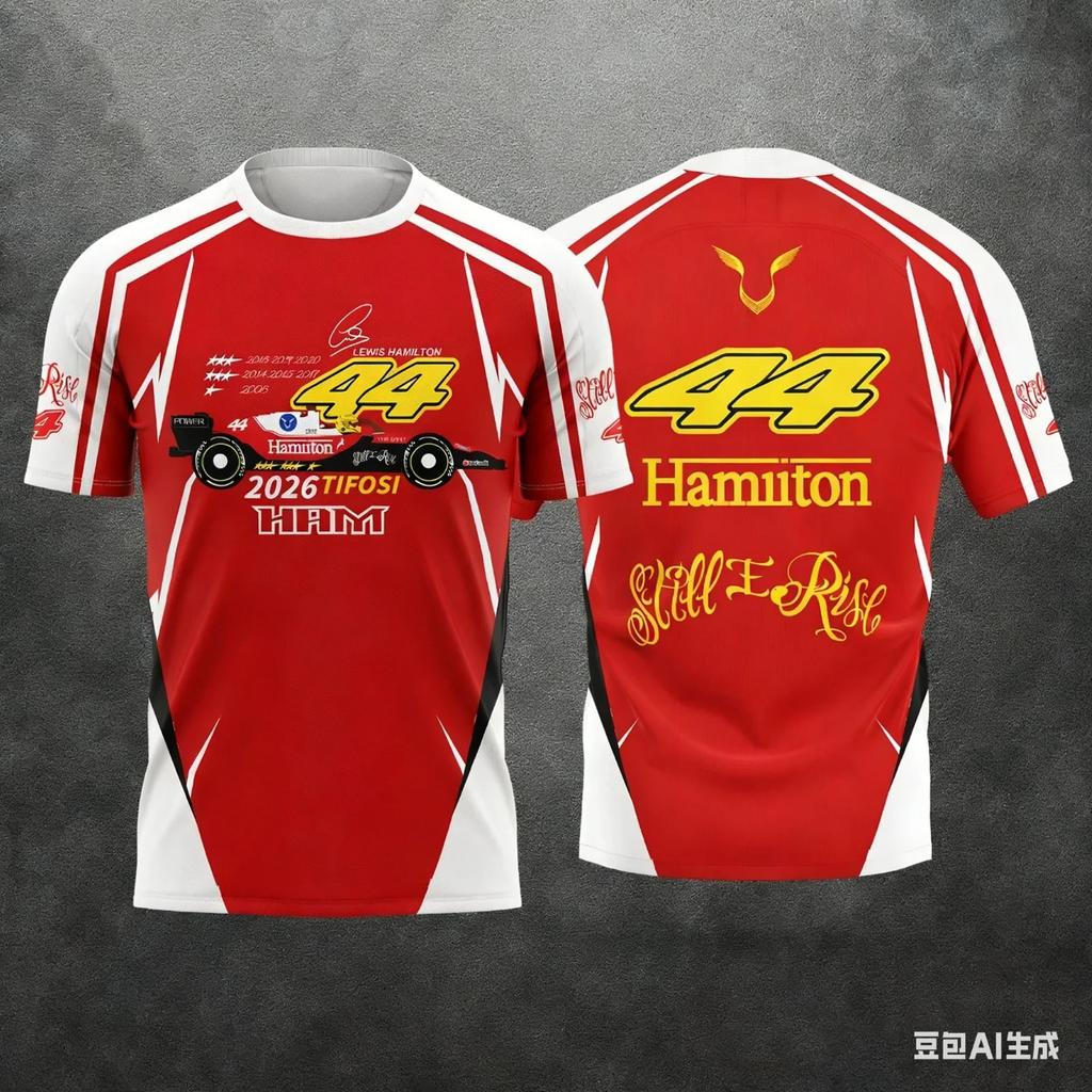 2026 Racing 16 Driver Charles Leclerc Fan 3D Printed Graphic T-shirt, Men's Summer Short-sleeved Top, Graphic T-shirt, Street Cycling Apparel.