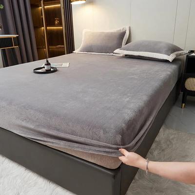 Verdicktes, verstellbares Spannbettlaken aus Milchvlies 160 x 200, Matratzenschoner für den Winter, hält warm, für Schlafzimmer