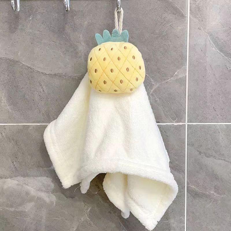 Adorable Hand Towels Cartoon Cloud Shaped Coral FleeceWashcloths Thick Ideal For Southeast Asian Toilets Bathrooms Kitchens Perfect Home Decoration
