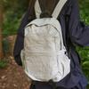 Student Solid Color Schoolbag Large Capacity Backpack