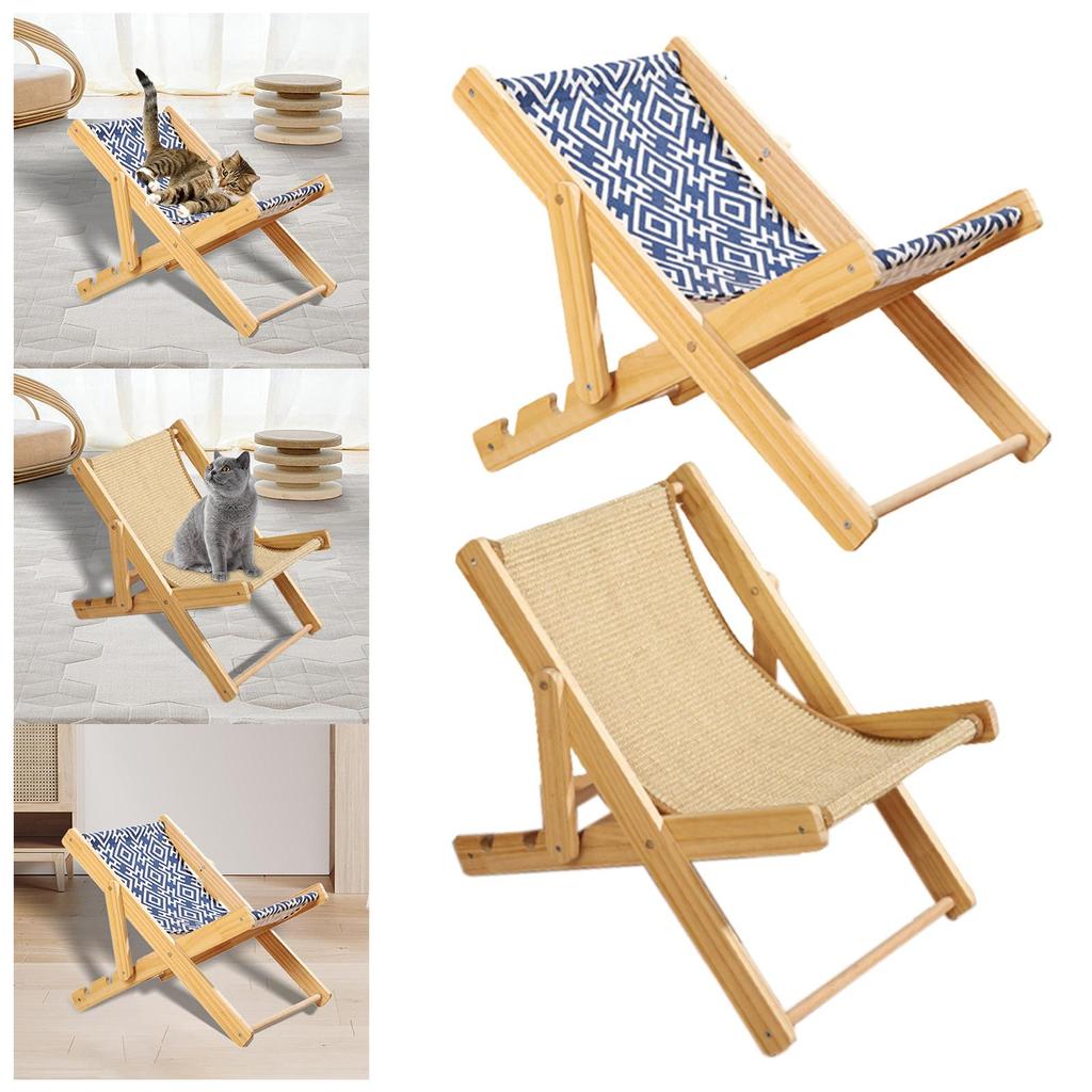 Cat Hammock Bed Cats Raised Bed Cat Lounge Chair Pet Cot for Bunny Puppy Rabbit Dogs