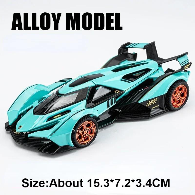 1:32 Scale Lambor URUS Sian Alloy Toy Car Model Diecast Metal Doors Opened Sound Light Pull Back Vehicles Kids Ornament Gifts
