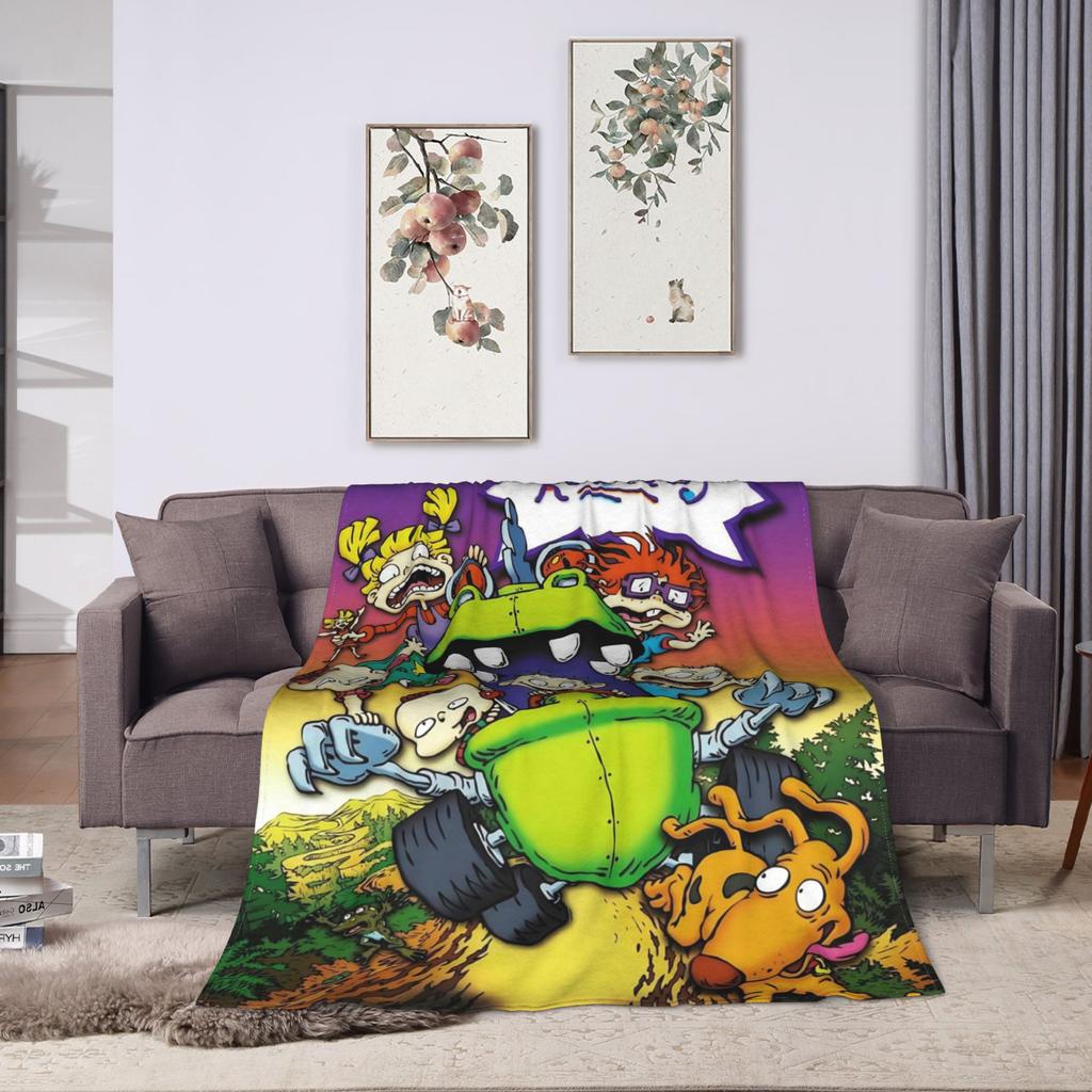 Rugrats Chuckie Finster  Blankets Quality Warm Soft  Bedding Throws Winter Camping Couch Chair Sofa Bed Aesthetic Bedspread