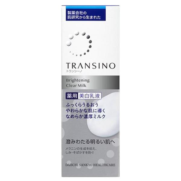 Daiichi Sankyo Healthcare Transino Medicated Brightening Clear Milk 100ml  Refill 90ml