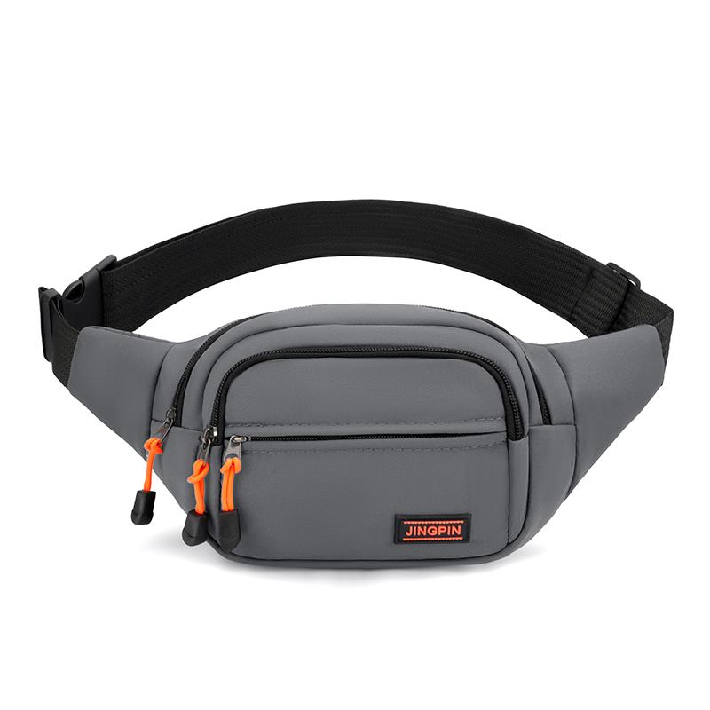 Nylon Men Chest Bag Large Capacity Adjustable Strap Outdoor Waist Bag Japanese Style Multi Functional Sports Walking Bag Riding