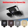 1Pcs Car Leather Glasses Clips Sun Visor Sunglasses Storage Fastener For Volvo Xc60 V50 V40 Xc90 S40 S60 S60 V90 V60 S90 Xc40