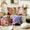 Fantasy Anime Cosmic Princess Kaguya Personalized Pillow Cover Kids Bedroom Wild Party Decor Pillowcase Kid Birthday Shower Gift