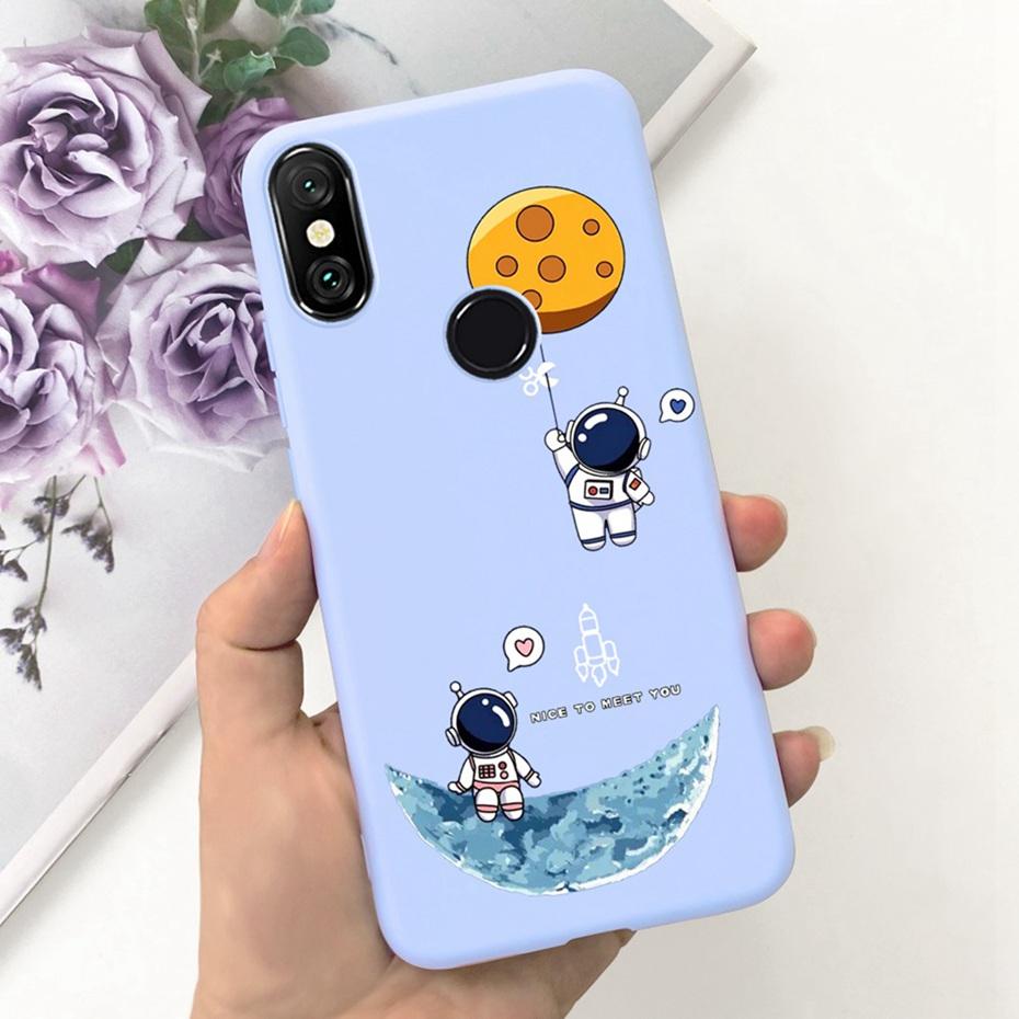 Case For Xiaomi Mi A2 Lite 5.84" Cute Animal Cartoon Candy Color Soft Silicone Phone Bumper For Xiaomi Mi A2lite Back Cover