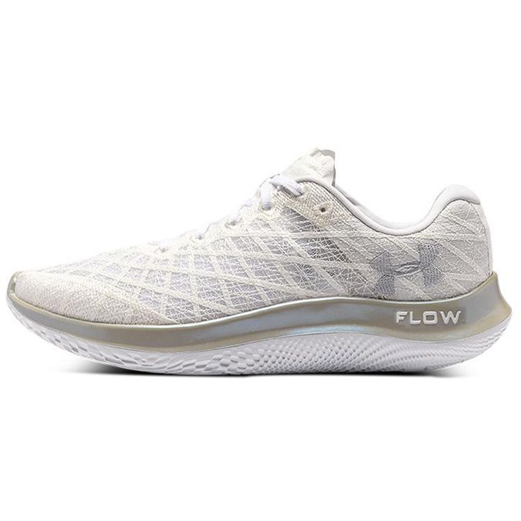 Under Armour Flow Velociti Wind Comfortable Fabric Low Top Training Running Shoes Men sneaker White 3025204-101