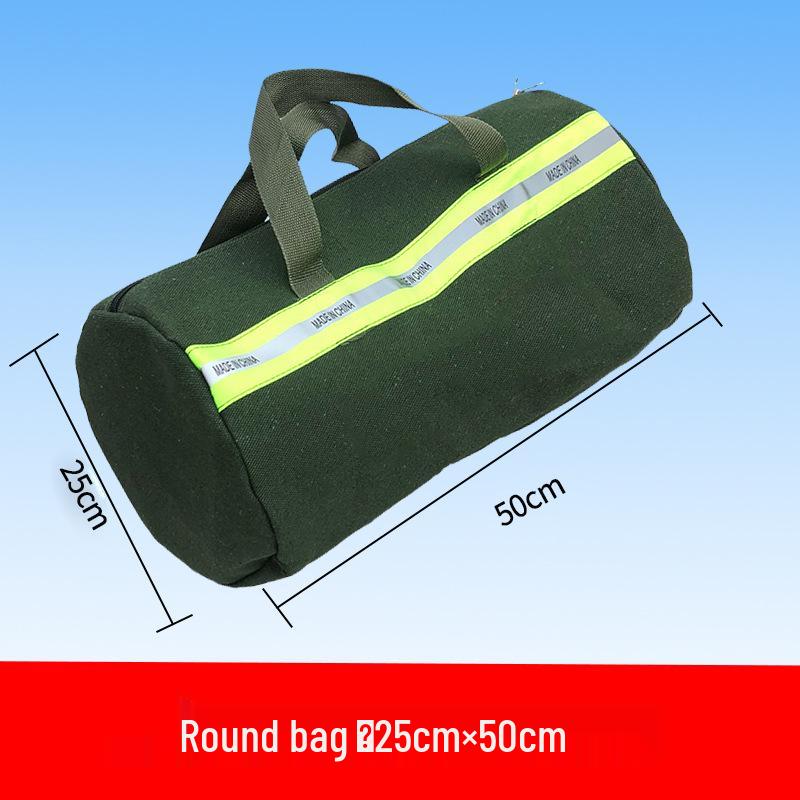Large Capacity Thickened Canvas Electrician and Auto Repair Tool Bag