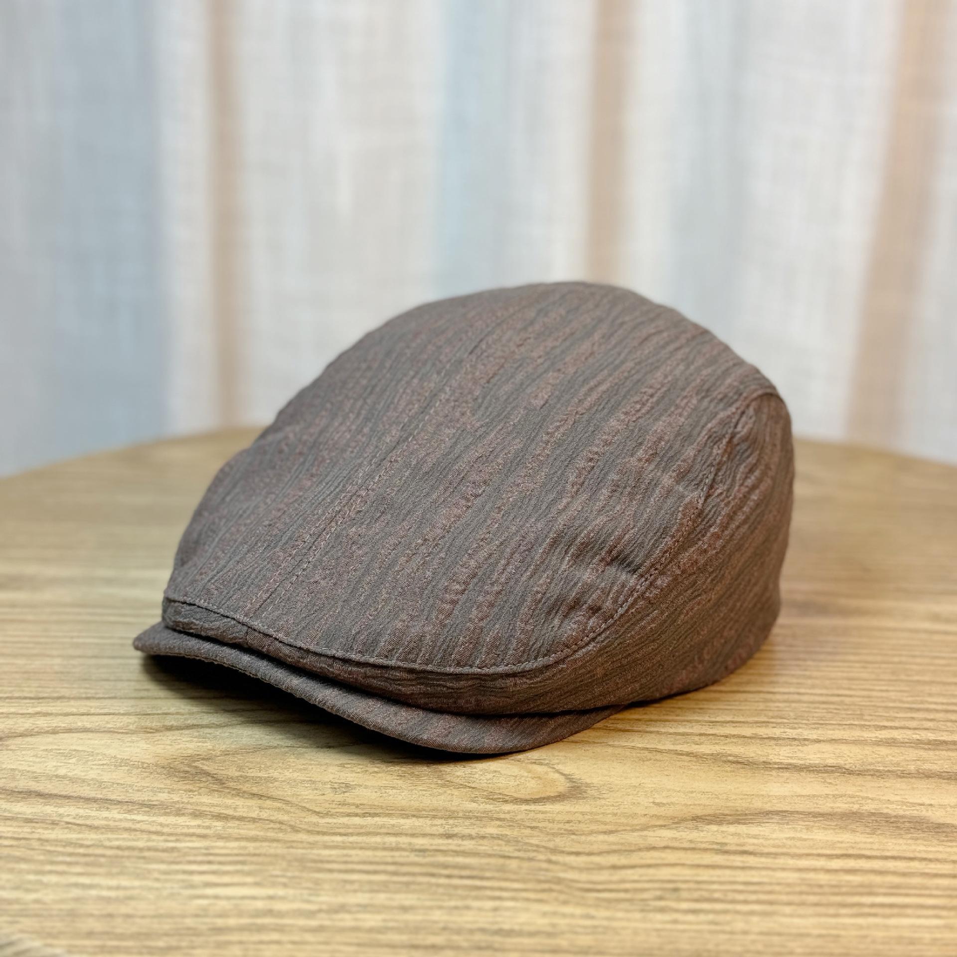 

Японская ретро однотонная простая прогрессивная шляпа женская весенне-летняя повседневная универсальная, подчеркивающая лицо, шляпа маленького художника, корейский берет Adjustable