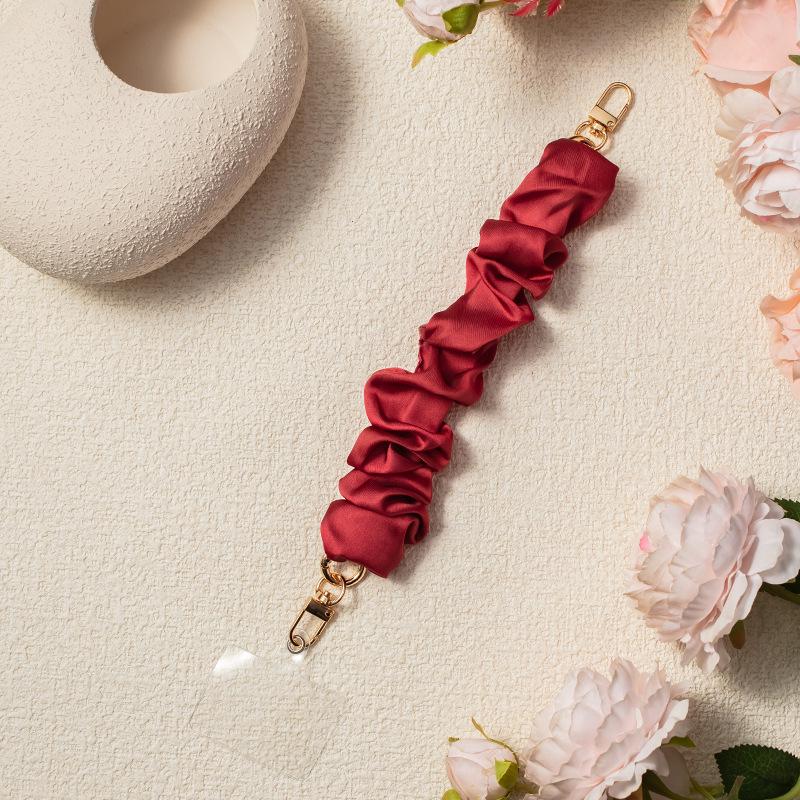 Anti-Lost Double-Headed Buckle Wrist Strap Short Sausage Style Phone Lanyard