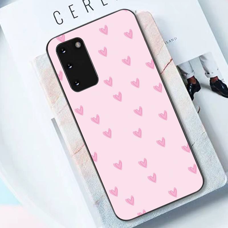 PINK LOVE PINK Phone Case for Samsung S10 21 20 9 8 Plus Lite S20 UlTRA 7edge