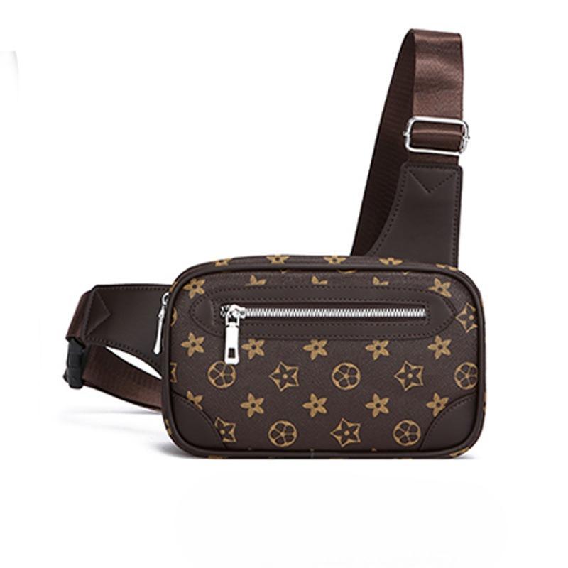 Men's Chest Bag, Color-blocking Single-shoulder Bag, Casual, Trendy and Fashionable, Large-capacity Crossbody Bag