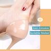 20pcs Anti Slip Heel Cushions Pads Non-Slip Inserts Hydrogel Foot Patch Oval Heel Stickers Women Men Foot Heel Care Protector