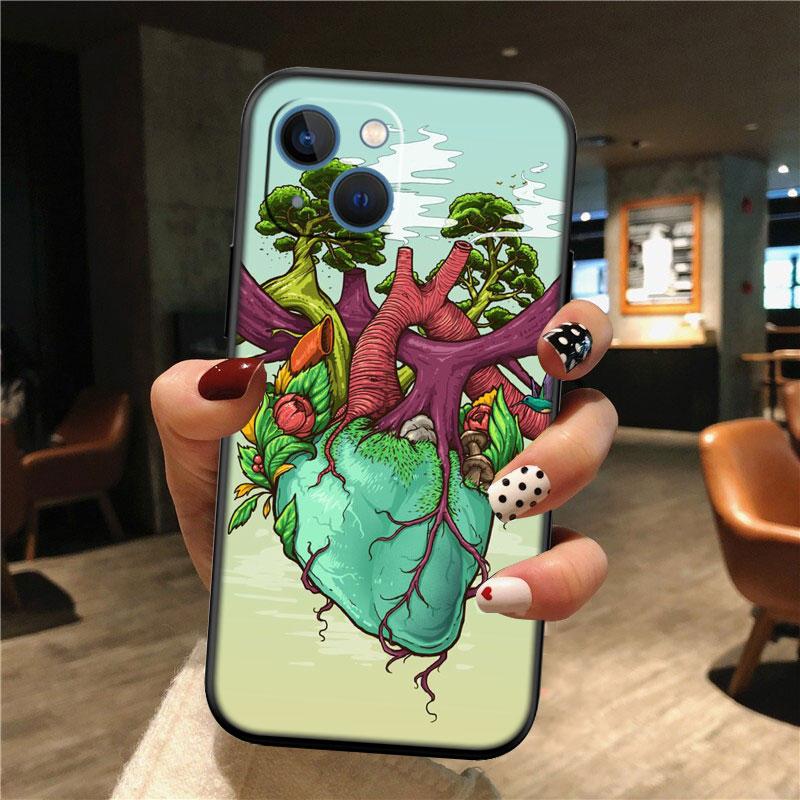 Calm Heart Art New High-End Shell Phone Case for Redmi Note 8 9 Pro Max 9S 9T 9C NFC 8T 8A 10A A4