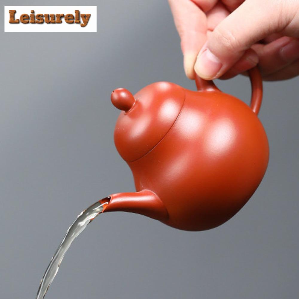 140ml autentic Yixing violet lut ceai Dahongpao în formă de pară oală manuală filtru frumusețe fierbător tradiție Puer set băuturi cadou