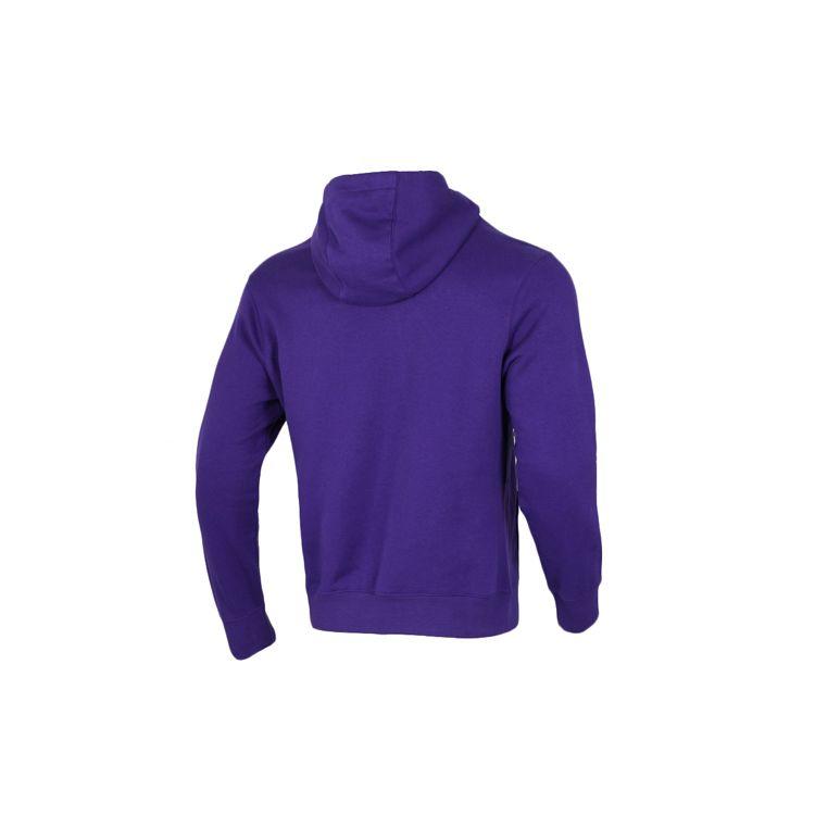 Nike Lakers LeBron James Hoodie Men Tops Purple CU2932-547