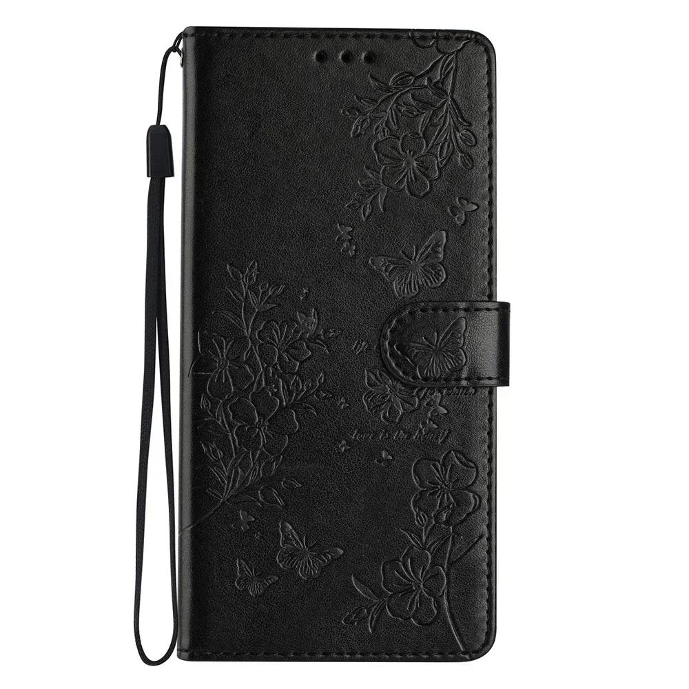 Elegant Leather Wallet Case For Samsung Galaxy S26 Pro S25 Edge S24 S23 FE S22 Plus Ultra Card Storage Holder Flip Phone Cover