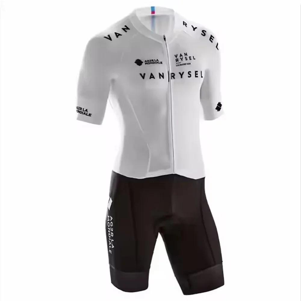 

Чоловічий тріатлонний костюм VANRYSEL Drive Tri Aero Speedsuit Спортивний Велосипедний Біг Плавання Світовий Комбінезон Skinsuit Ремінний Одяг XXL
