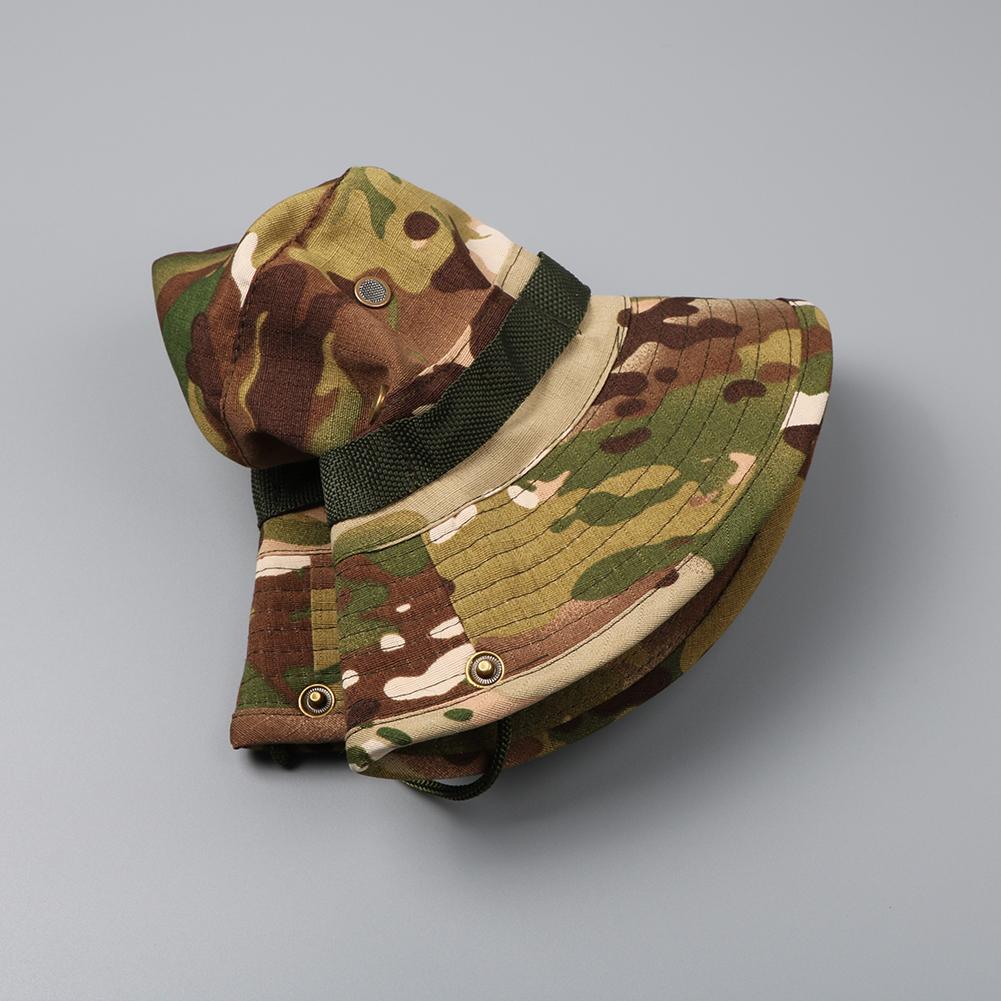 Men Camouflage Hat Tactical US Bucket Hats Panama Summer Cap Hunting Hiking Outdoor Camo Sun Caps