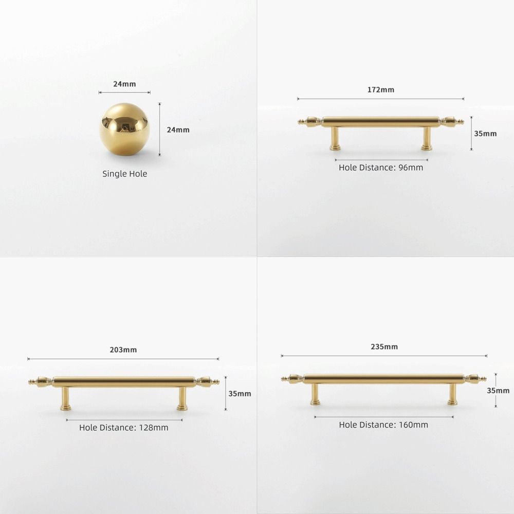 Beautiful Brass Cabinet Handle Light Luxury Long Handle New Drawer Pulls Shoe Cabinet