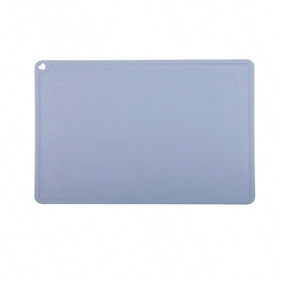 Set de table Épaissi Résistant aux hautes températures Et Facile à laver Tapis de table en Silicone Tapis d'isolation thermique pour la cuisine occidentale bleu
