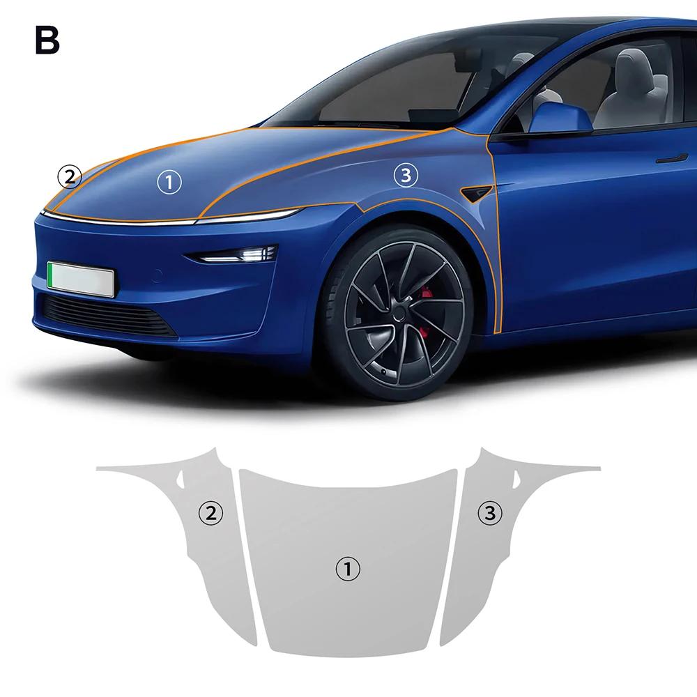 10Mil TPU Scratch Resistant Car Paint Protection Film For Tesla Model Y Juniper 2025 2026-up Clear Bra PPF Decal Accessories