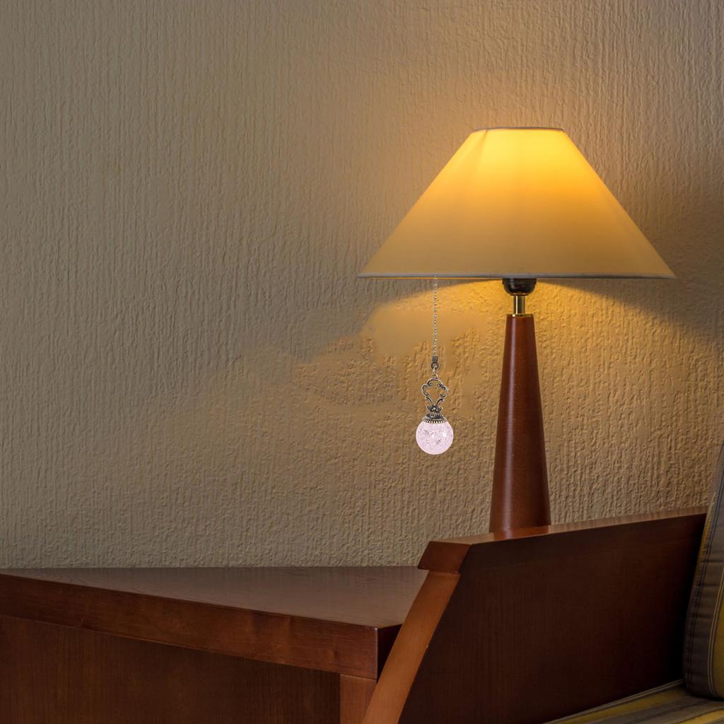 Bronze Ceiling Fan Pull Chain Extender Beaded Pendant Lighting Decorative Chain for Fan Lamp Wall Light Fixture