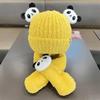 Baby Winter Warme Mütze Super Süße Kinder Gestrickte Niedliche Bären Schal Mütze Jungen und Mädchen Ohrenschutz Warme Mütze