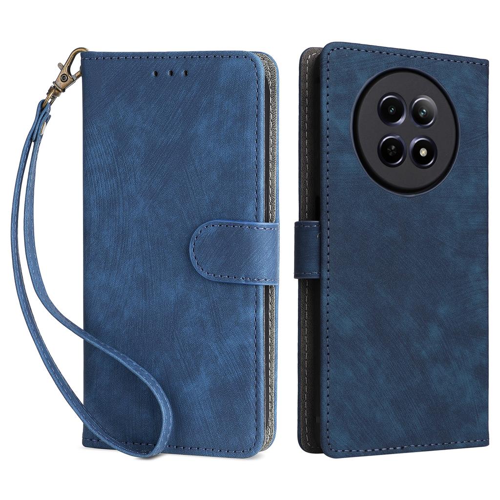 For Realme Narzo 70x 5G/C65 5G/Narzo N65 5G/13 5G/12 5G/12x 5G Case with Hand Strap RFID Blocking Wallet Leather Cover