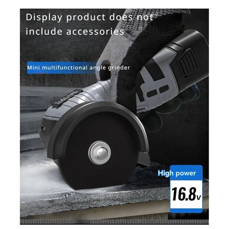 A95I-16.8V Cordless Electric Angle Grinder 6500R/Min Lithium Battery Mini Polishing Grinding Machine Diamond Cutting Power
