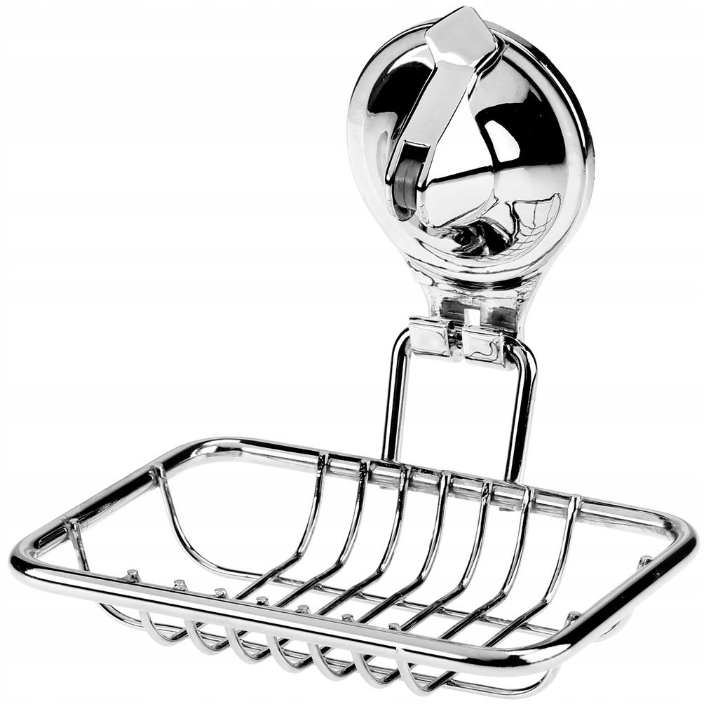 Galicja Forte Wall-Mounted Soap Dish Silver Metal 1 Pc