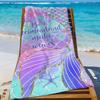 The Enchanting Mermaid Shines Towel Quick Drying Beach Towels Are Suitable For Swimming Pools Camping Yoga And The Gym