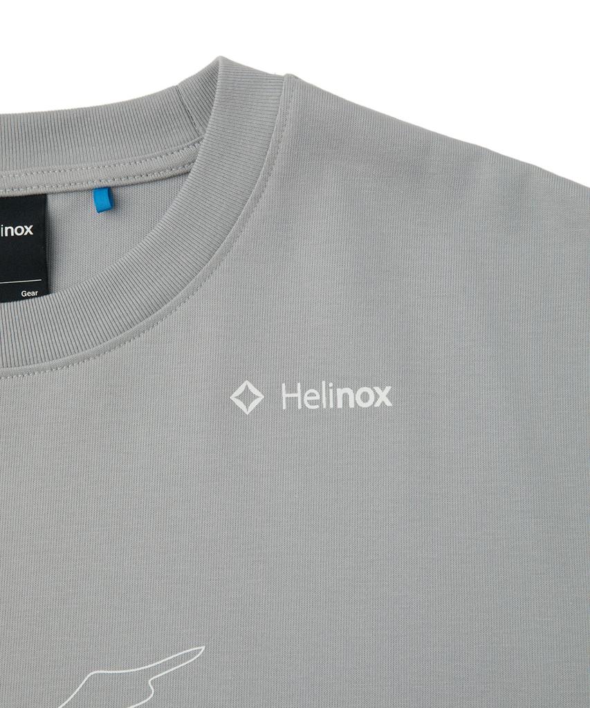 Hellinogseuweeo Splash Graphic T-Shirt_Light Gray