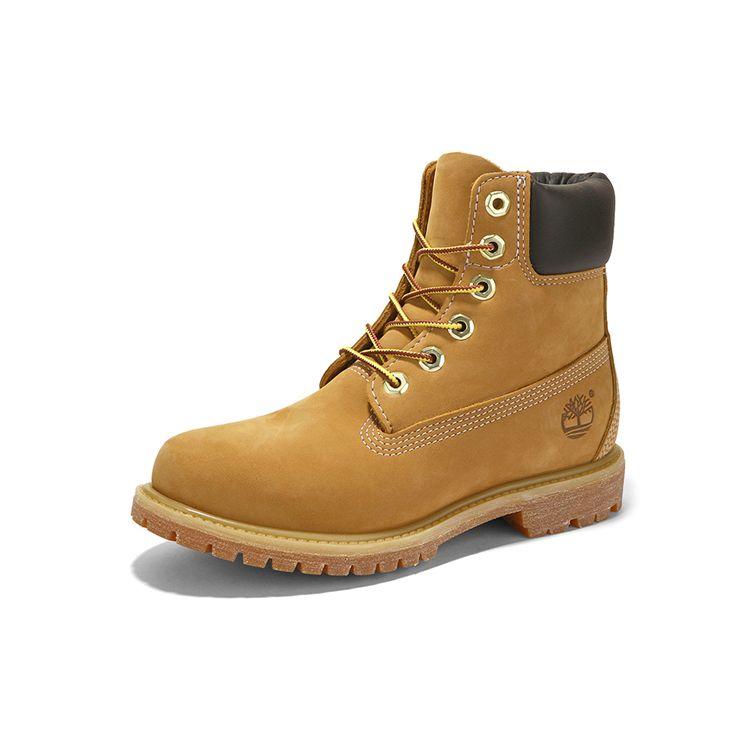 Timberland Premium Series Suede Warm Durable Short Outdoor Boots Women Boots Yellow 10361M