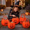 Non-Woven 3D Pumpkin Halloween Candy Bag for -or- Party Favors and Costume Props
