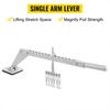 VEVOR Dent Pull Lever Bar 6 Claw Hook Portable Dent Pull Bar Aluminum Alloy Dent Puller Single Leg Lifter for Car Dent Repairing