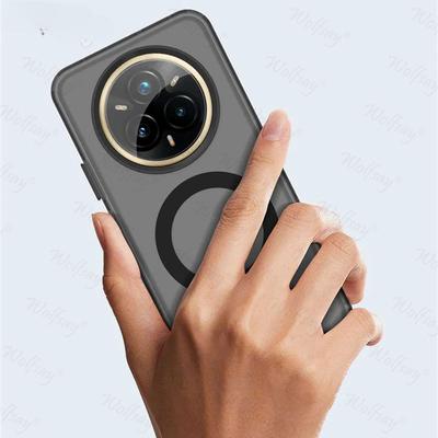 Hülle für Realme 14 Pro Plus Hülle Realme 14 Pro Plus Magnetische Adsorption Drahtlose Laderückseite für Realme 14 Pro Plus Hülle