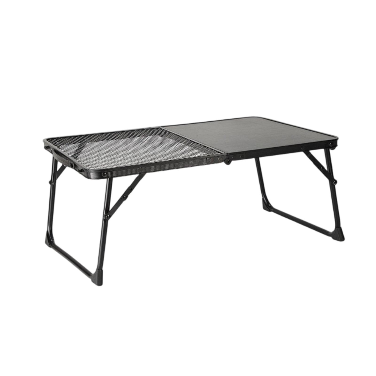 

Outdoor Half-folding Table, Multi-functional Iron Table, High Load-bearing Capacity, Picnic, Camping, Barbecue Table, Folding Table, Garden. One Size чёрный