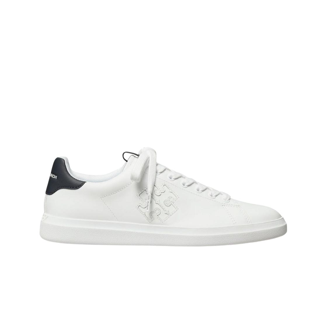 

(w) Tory Burch Double T Howell Court Sneaker White Black US 6W