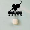 Stylish Black Metal Wall Hook Space Saving Hanger for Home Decor