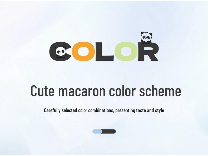 Panda Mini Cartoon Leather Car Seat Cover - Full Surround, Fits 23 Models, Cute Design