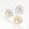 Bo Xin Yun Crystal Spider Brooch: Rotatable, Cute Korean Fashion Jacket Accessory Pin