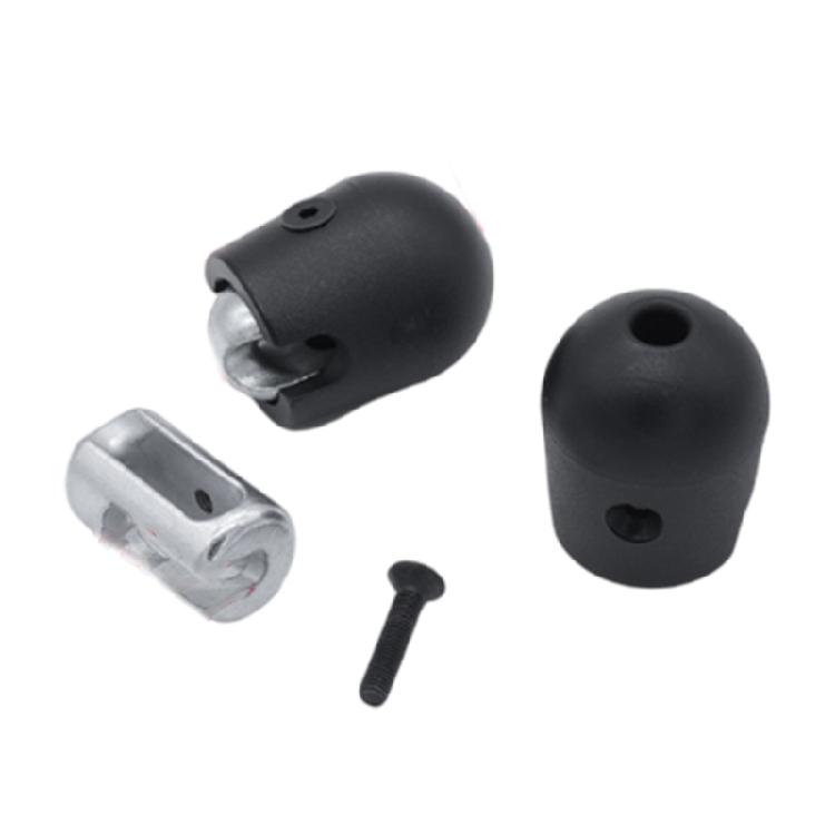 Large Flat Head Rivets Insert Joint Sleeve Connectors Nut Secure End Fittings for Fitness Equipment Adaptability